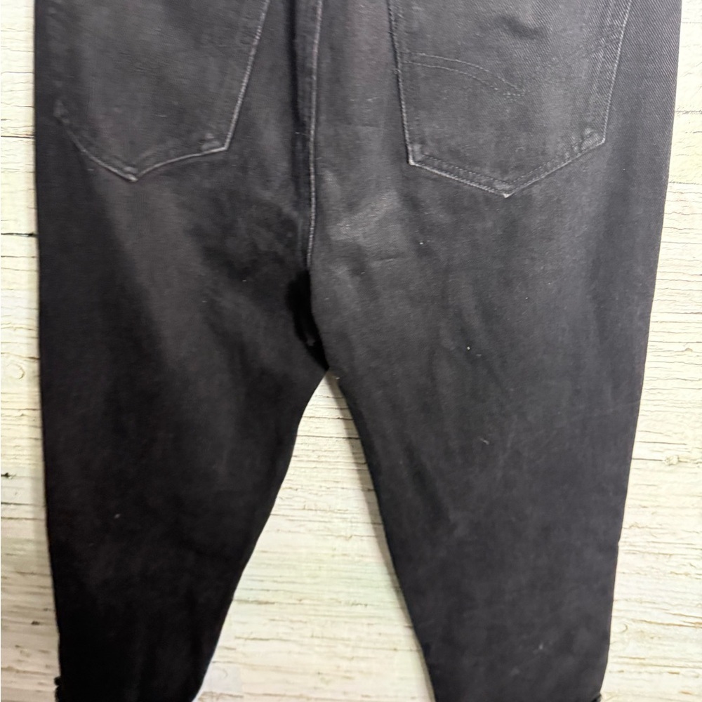 Oak + Fort Two-Tone Black and Blue Women's Jeans size small - Picture 5 of 6